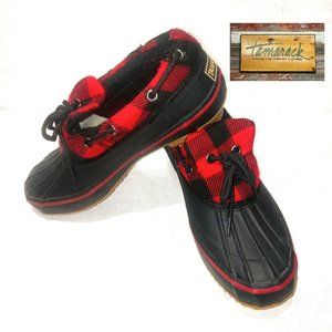 Tamarack Womens Buffalo Plaid Rubber Duck Boots size 8